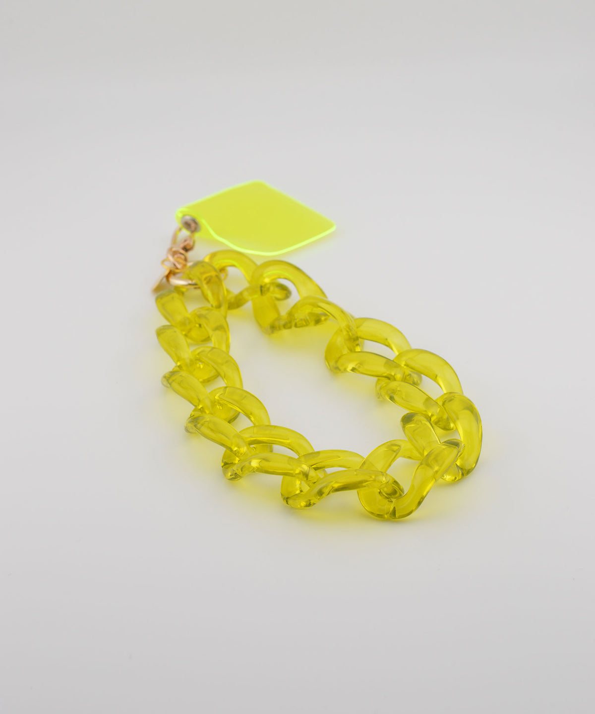 【eY】Jelly Big Curve Chain Wrist Strap(UNISEX)