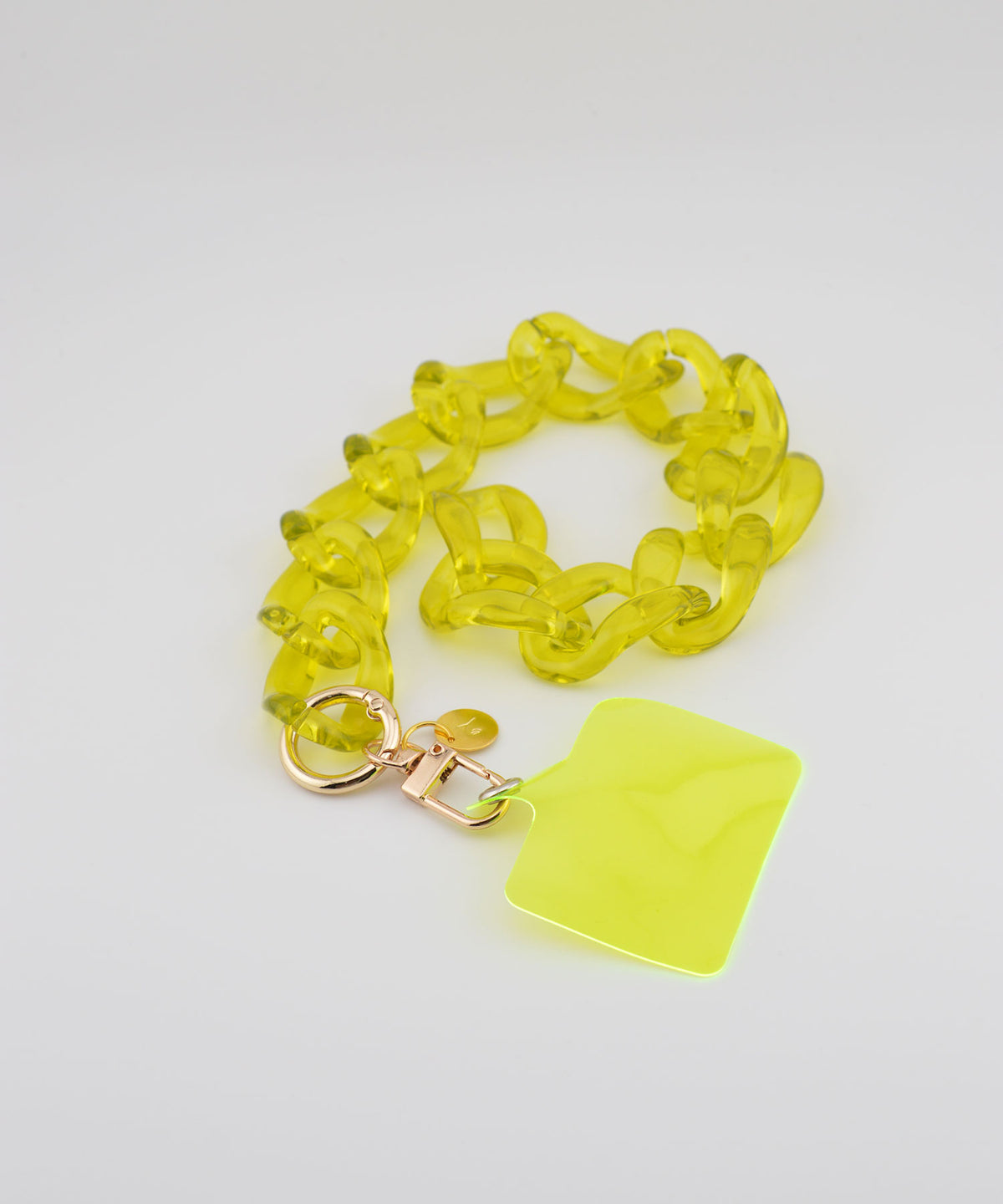 【eY】Jelly Big Curve Chain Wrist Strap(UNISEX)