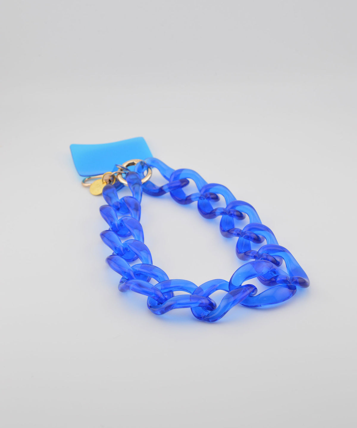 【eY】Jelly Big Curve Chain Wrist Strap(UNISEX)