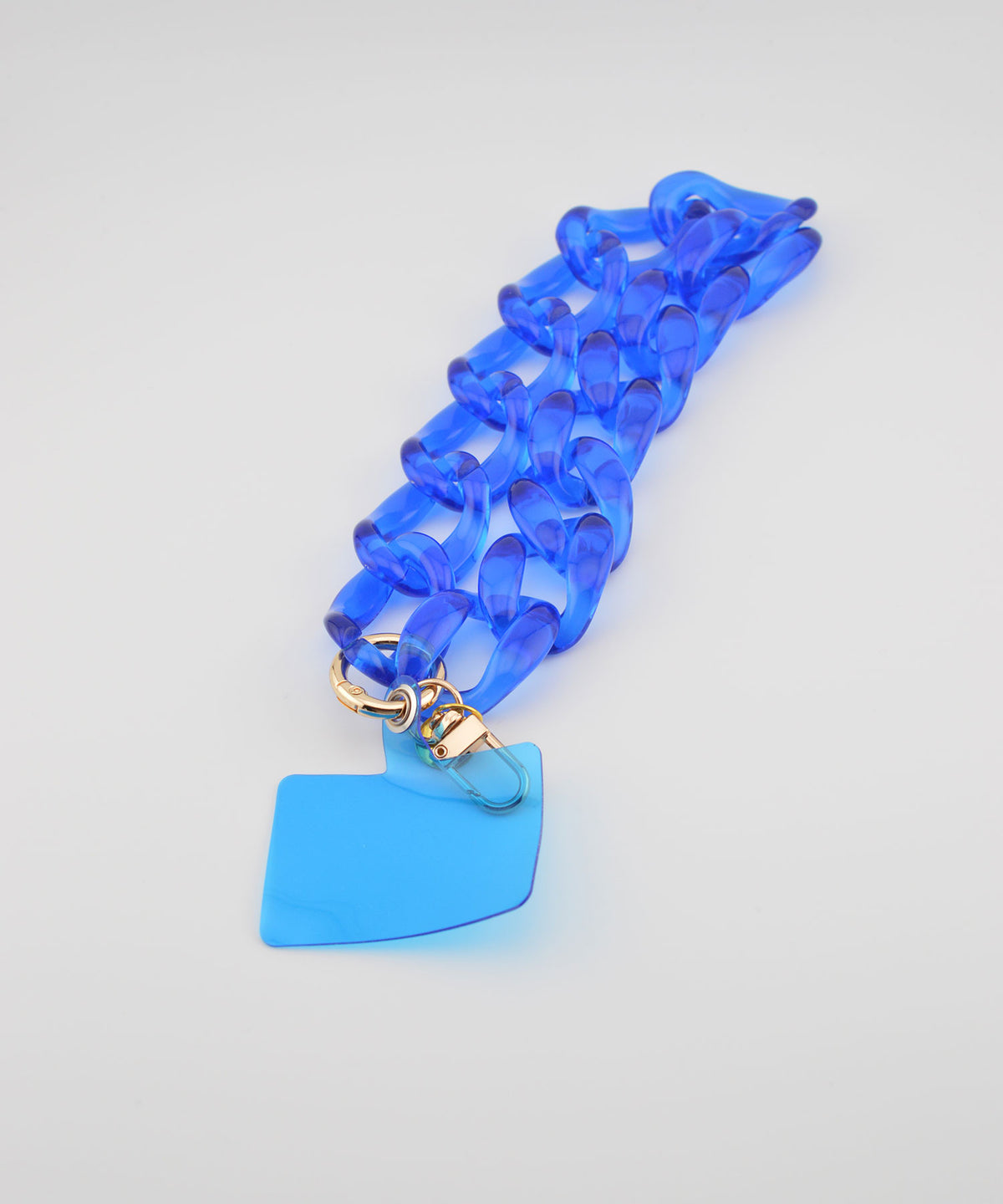 【eY】Jelly Big Curve Chain Wrist Strap(UNISEX)