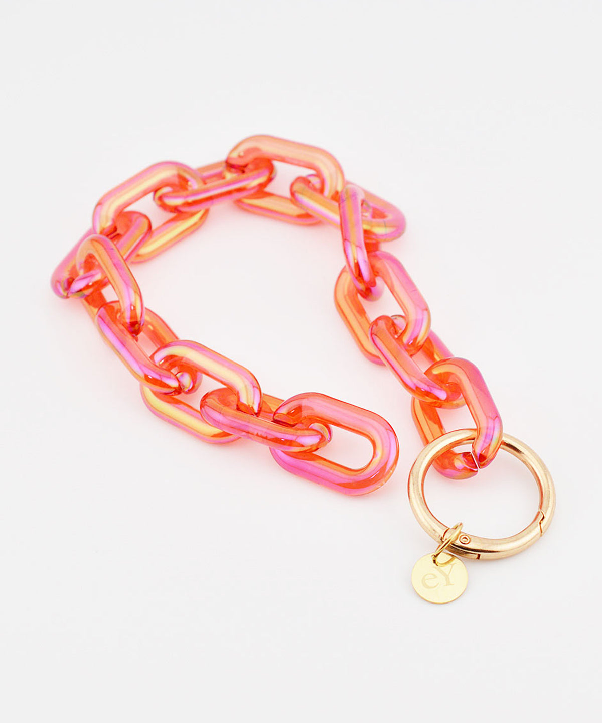 【eY】Aurora Ellipse Chain Wrist Strap