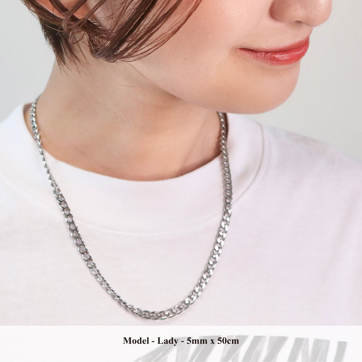 【BROTHERHOOD】Plain Chain Necklace<UNISEX>