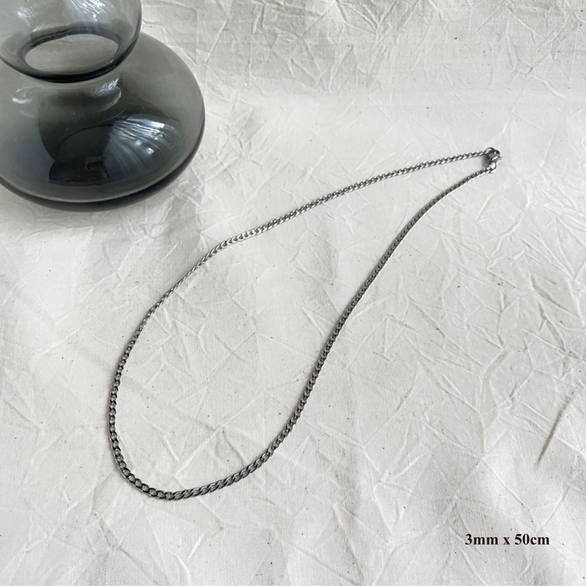 【BROTHERHOOD】Plain Chain Necklace<UNISEX>