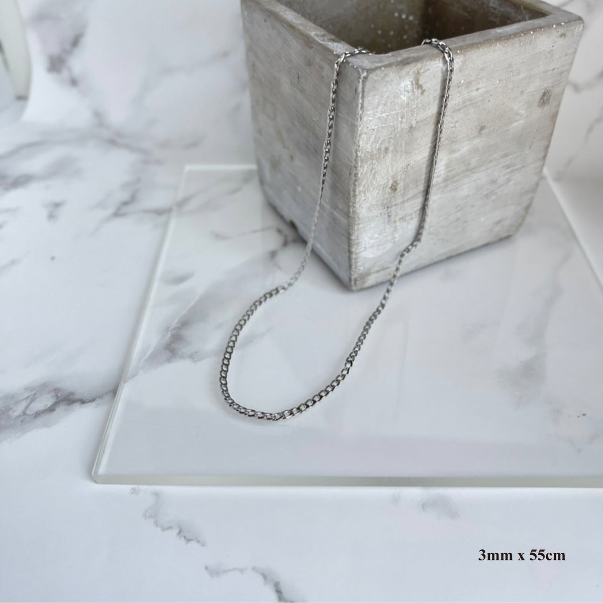 【BROTHERHOOD】Plain Chain Necklace<UNISEX>