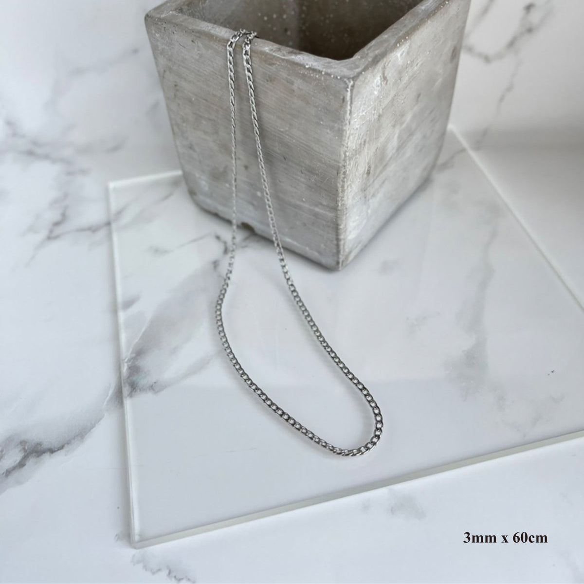 【BROTHERHOOD】Plain Chain Necklace<UNISEX>