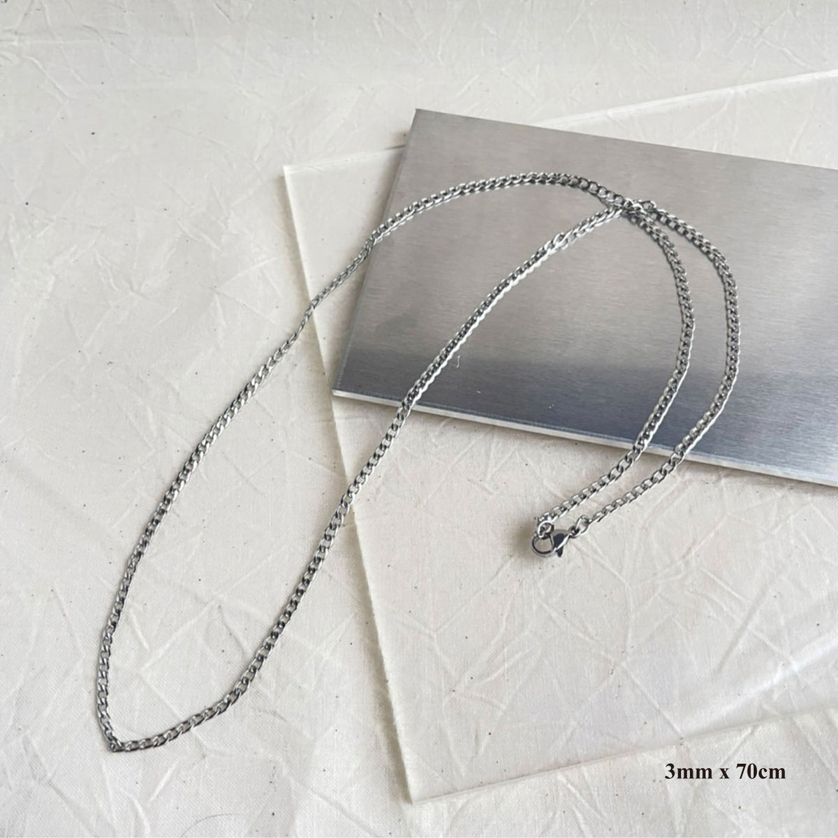 【BROTHERHOOD】Plain Chain Necklace<UNISEX>