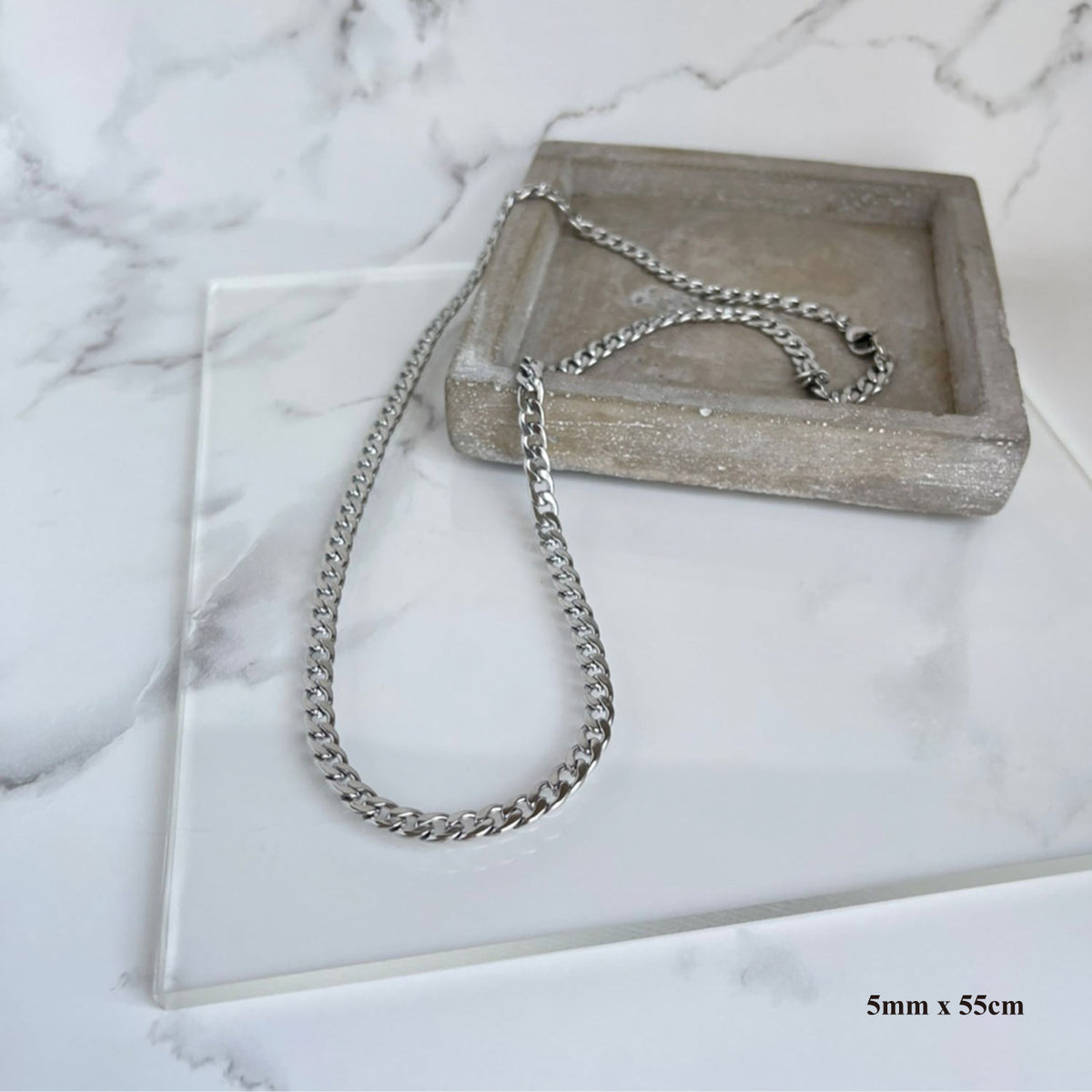 【BROTHERHOOD】Plain Chain Necklace<UNISEX>