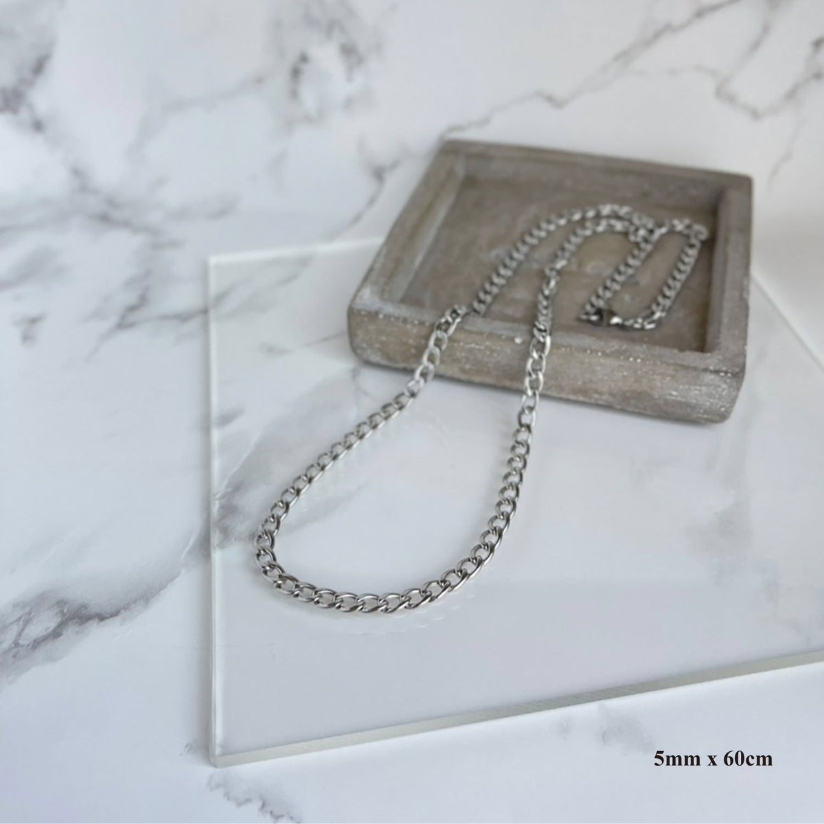 【BROTHERHOOD】Plain Chain Necklace<UNISEX>
