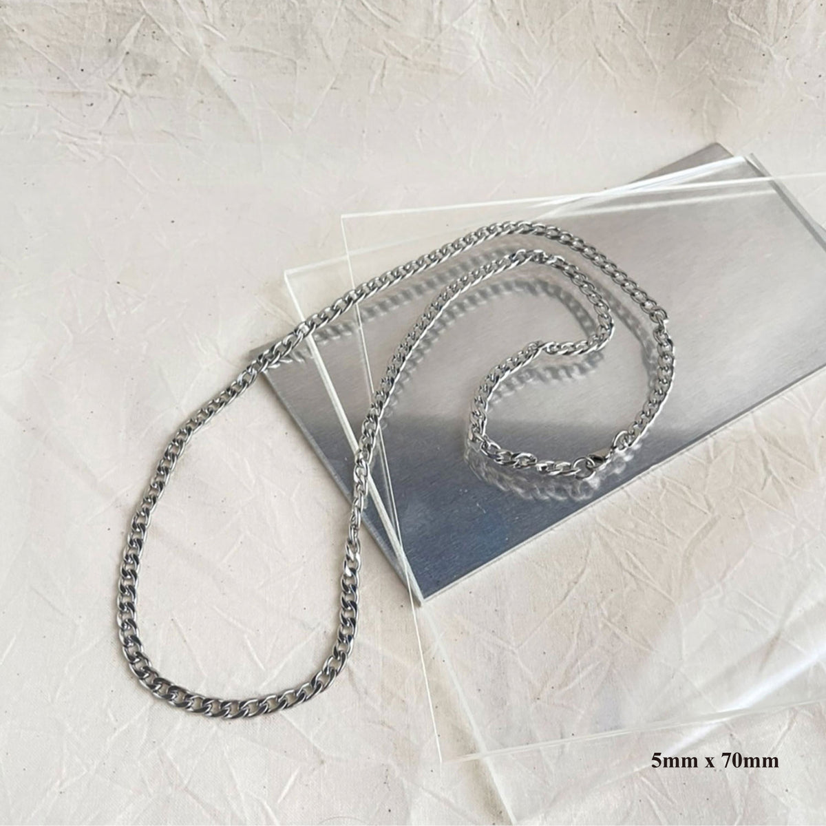 【BROTHERHOOD】Plain Chain Necklace<UNISEX>