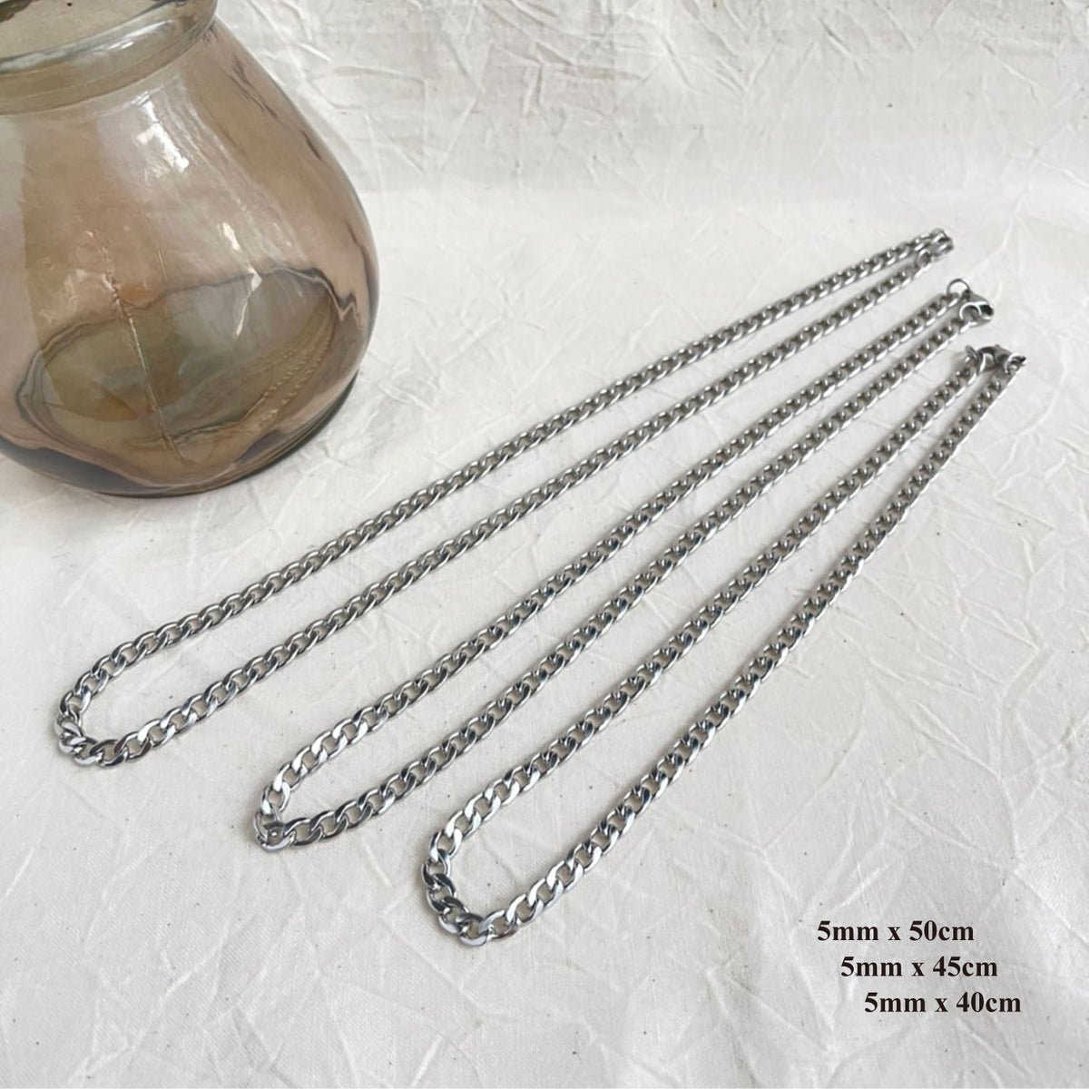 【BROTHERHOOD】Plain Chain Necklace<UNISEX>