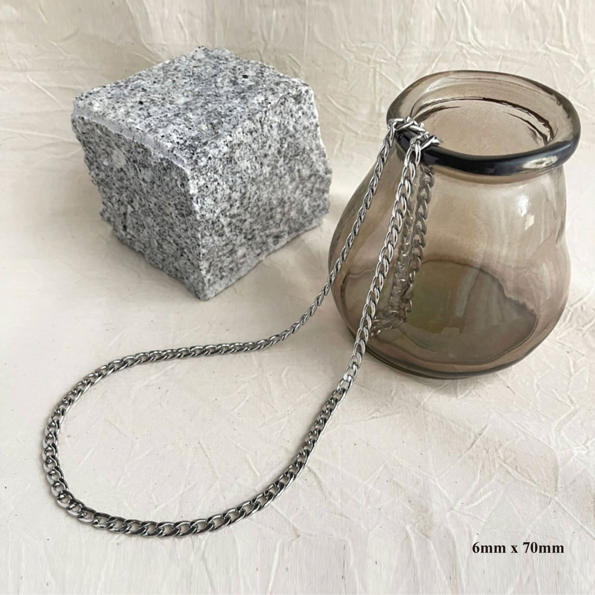 【BROTHERHOOD】Plain Chain Necklace<UNISEX>