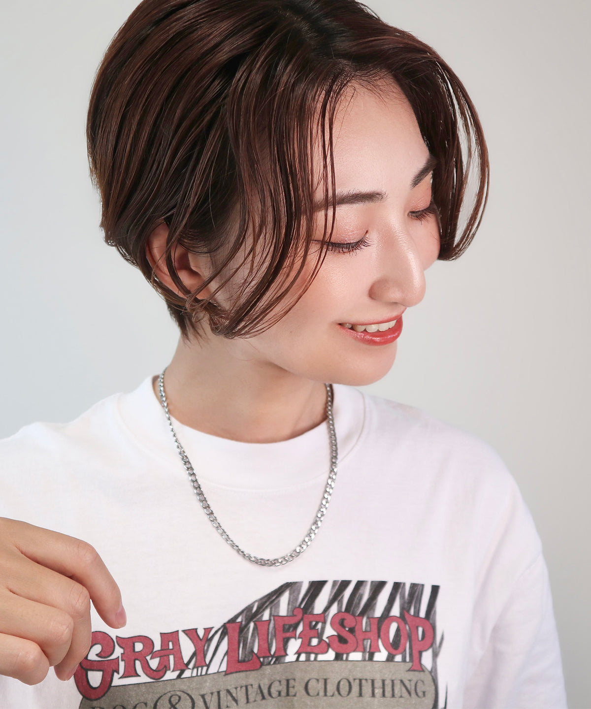 【BROTHERHOOD】Plain Chain Necklace<UNISEX>