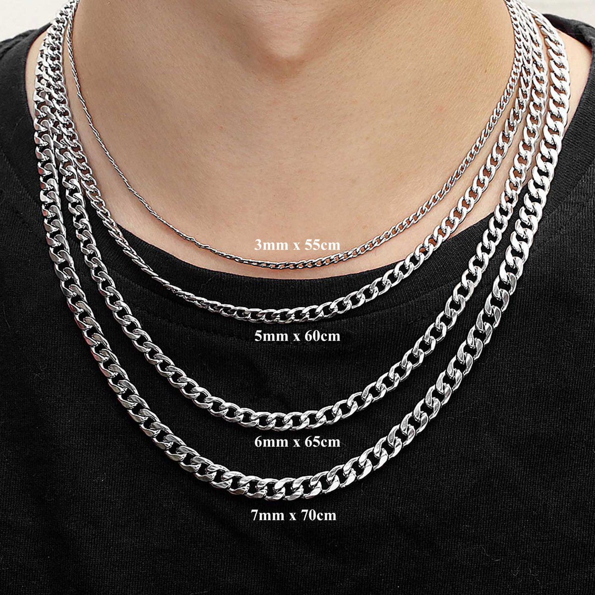 【BROTHERHOOD】Plain Chain Necklace<UNISEX>