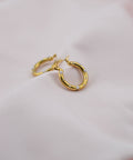 【earyear】Pearl Orbit Hoop Pierce(両耳用)