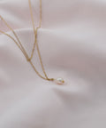 【earyear】Fresh Pearl Layer Necklace