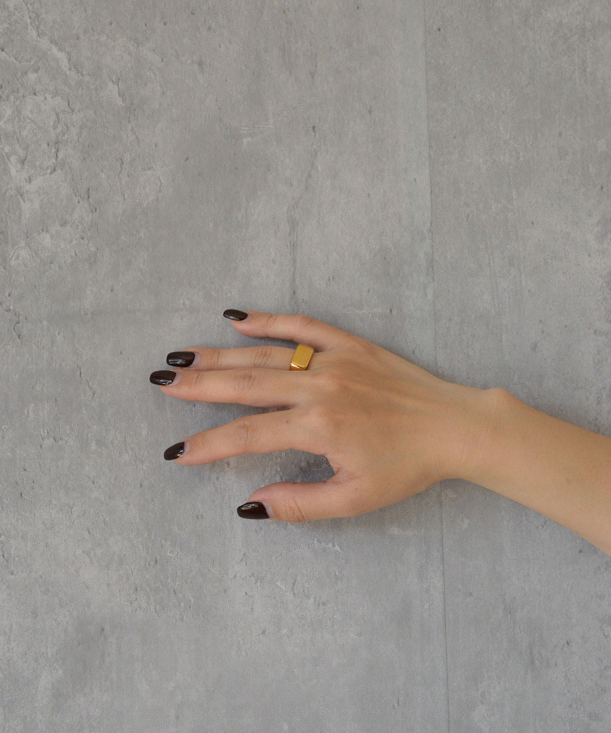 【earyear】Cubic Luxe design peti Volume Ring