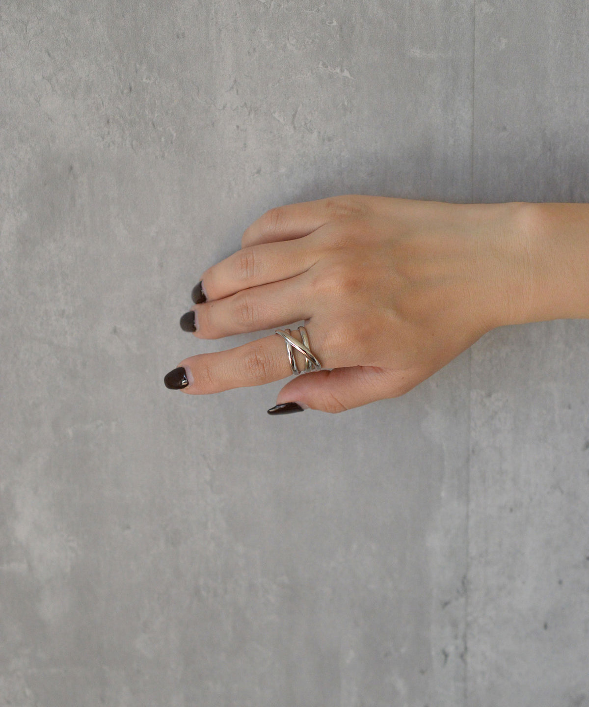 【earyear】Crossover design peti Volume Ring