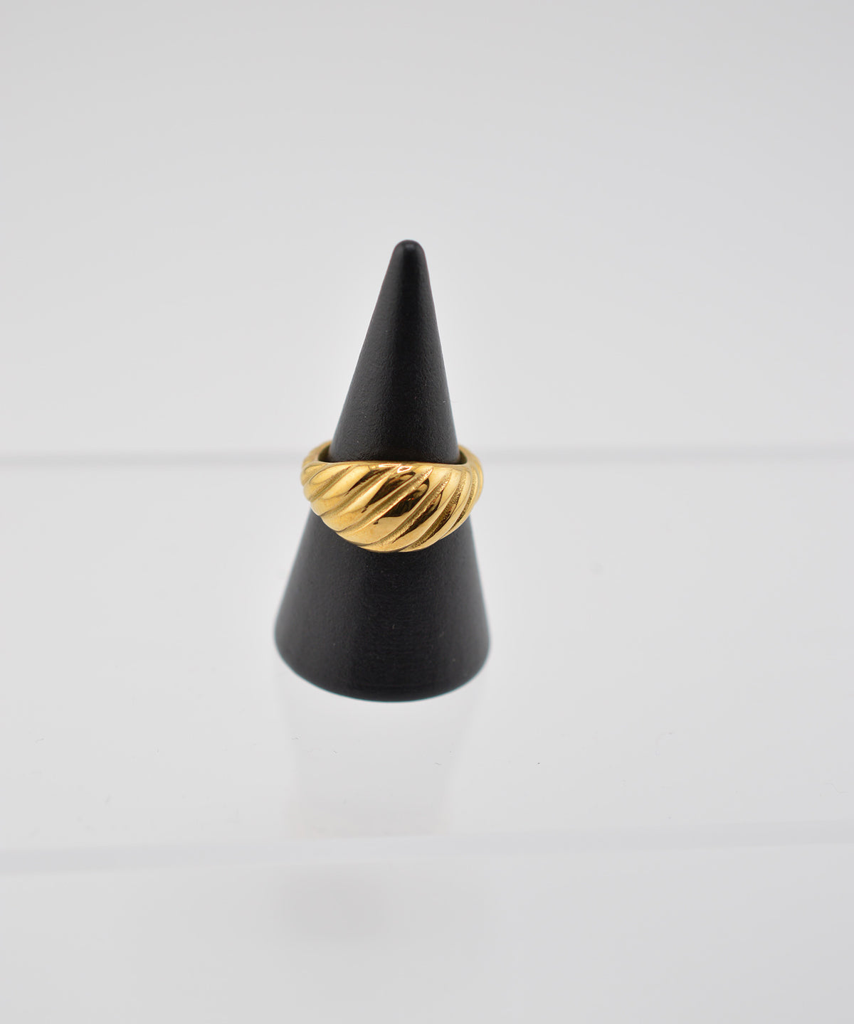 【earyear】Petite Croissant design peti Volume Ring