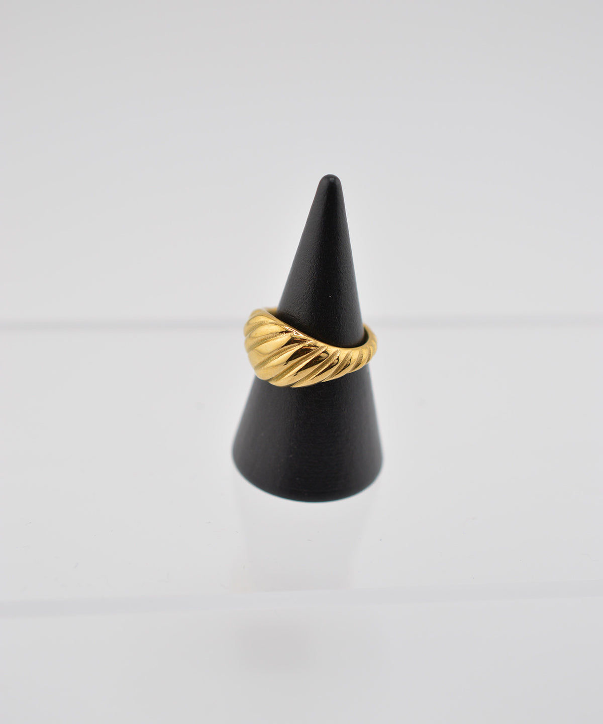 【earyear】Petite Croissant design peti Volume Ring