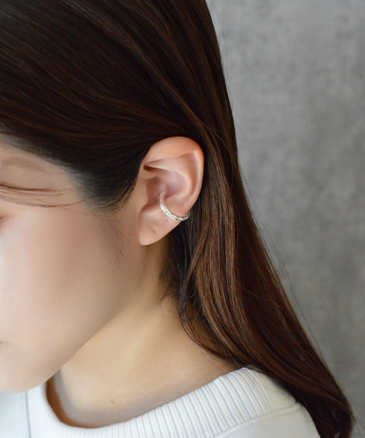 【earyear】Tataki design Metal Hoop Ear Cuff<片耳用>