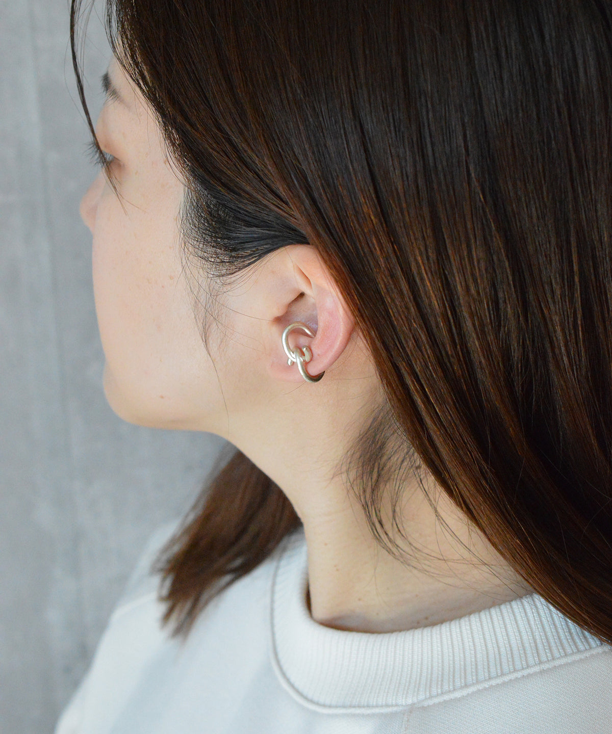 【earyear】Mini mini combination Design Metal W line Hoop Ear Cuff<片耳用>