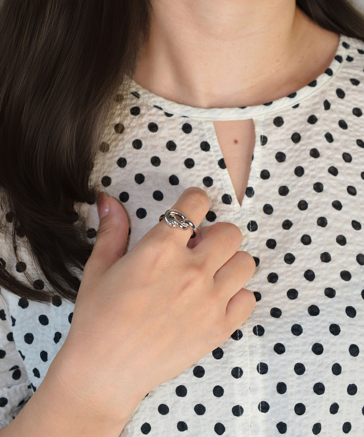 【earyear】Knot Bold Ring
