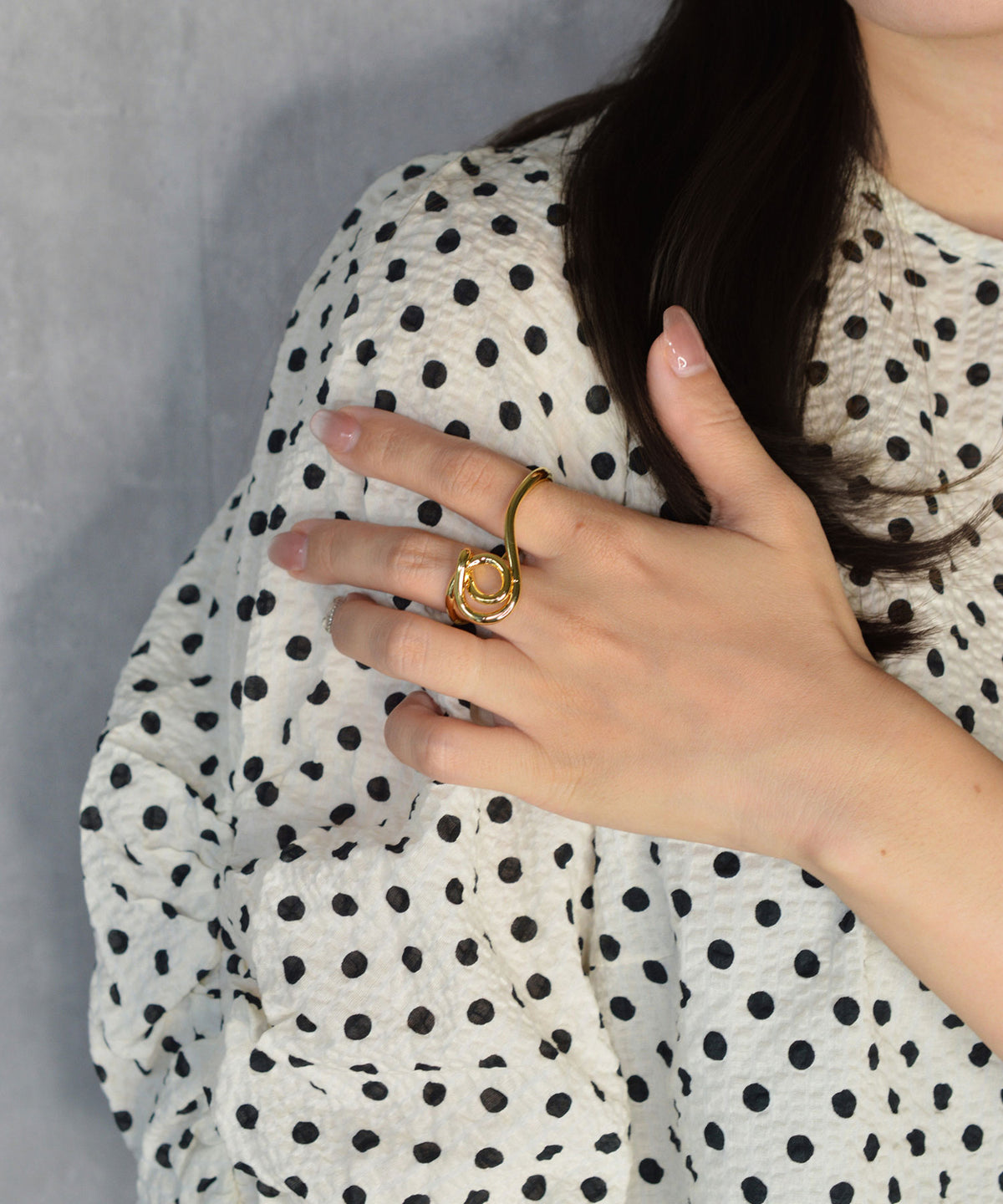【earyear】Mooncurrent Double Finger Ring