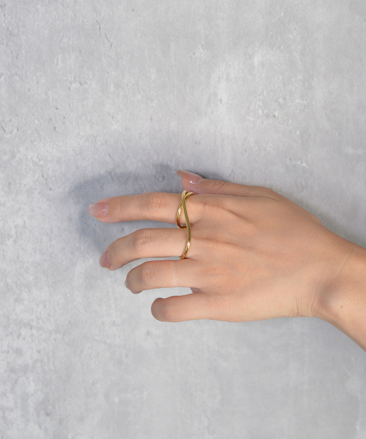 【earyear】Crossbind Double Finger Ring