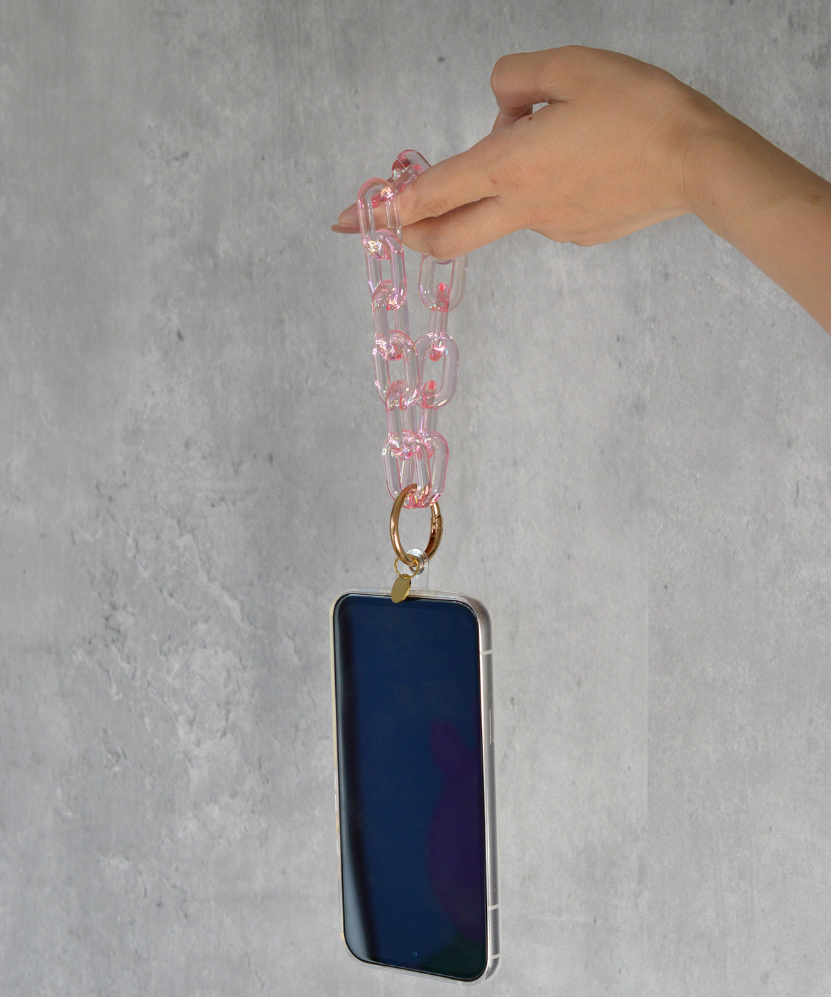 【eY】Aurora Ellipse Chain Wrist Strap