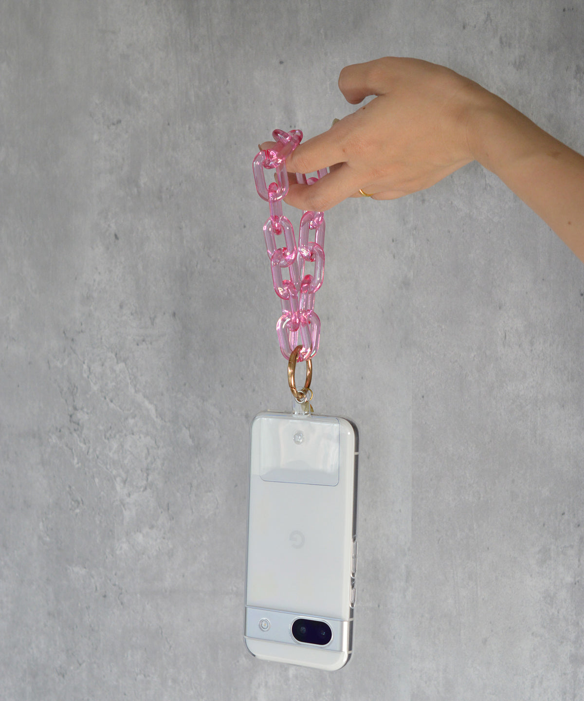 【eY】Aurora Ellipse Chain Wrist Strap