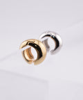 【earyear】Rounded Chunky Simple Metal Ear Cuff〈片耳用〉