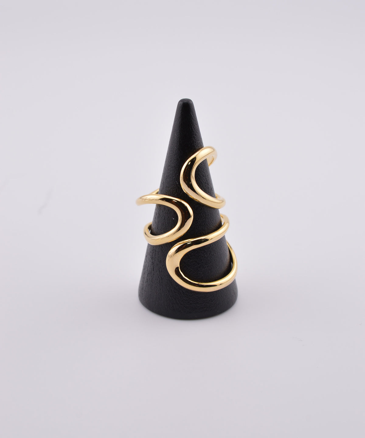 【earyear】Waveform Spiral Ring
