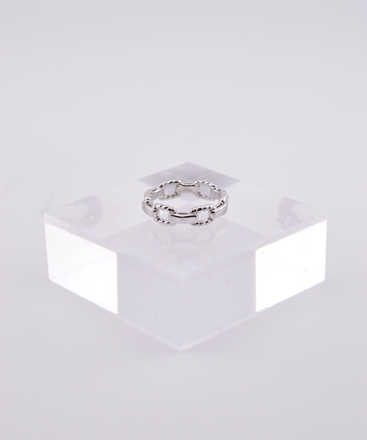 【earyear】Flat Rope Chain Ring
