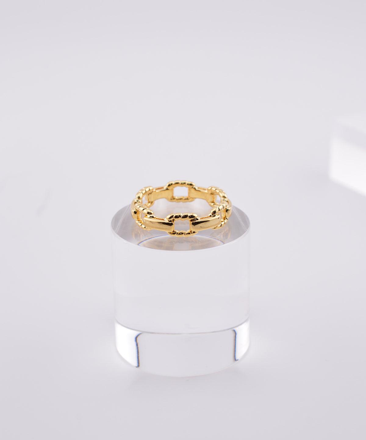 【earyear】Flat Rope Chain Ring