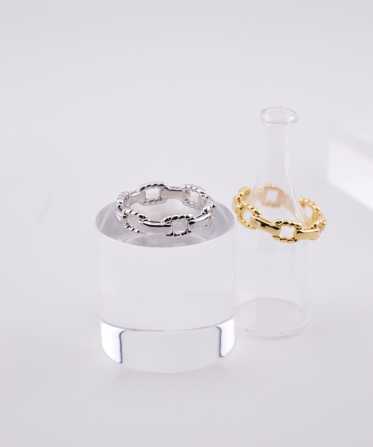 【earyear】Flat Rope Chain Ring