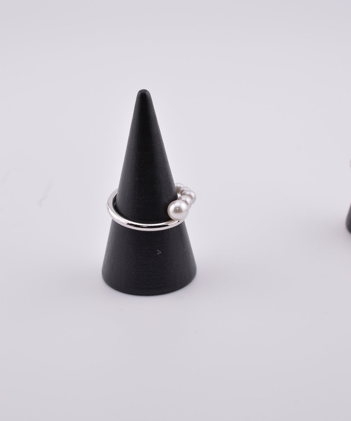 【earyear】Pearl Line Wrap Ring