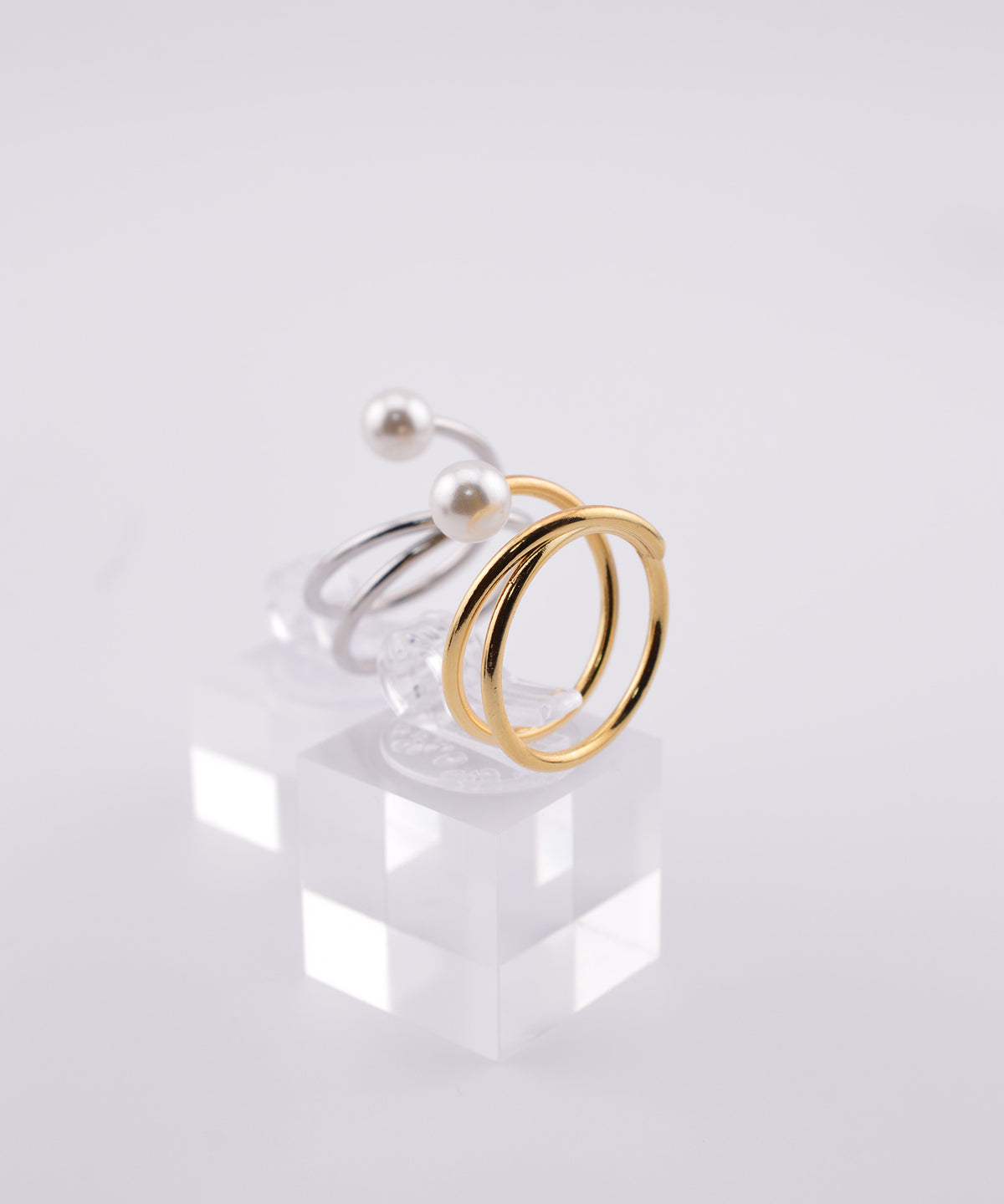 【earyear】Pearl Orbit Ring