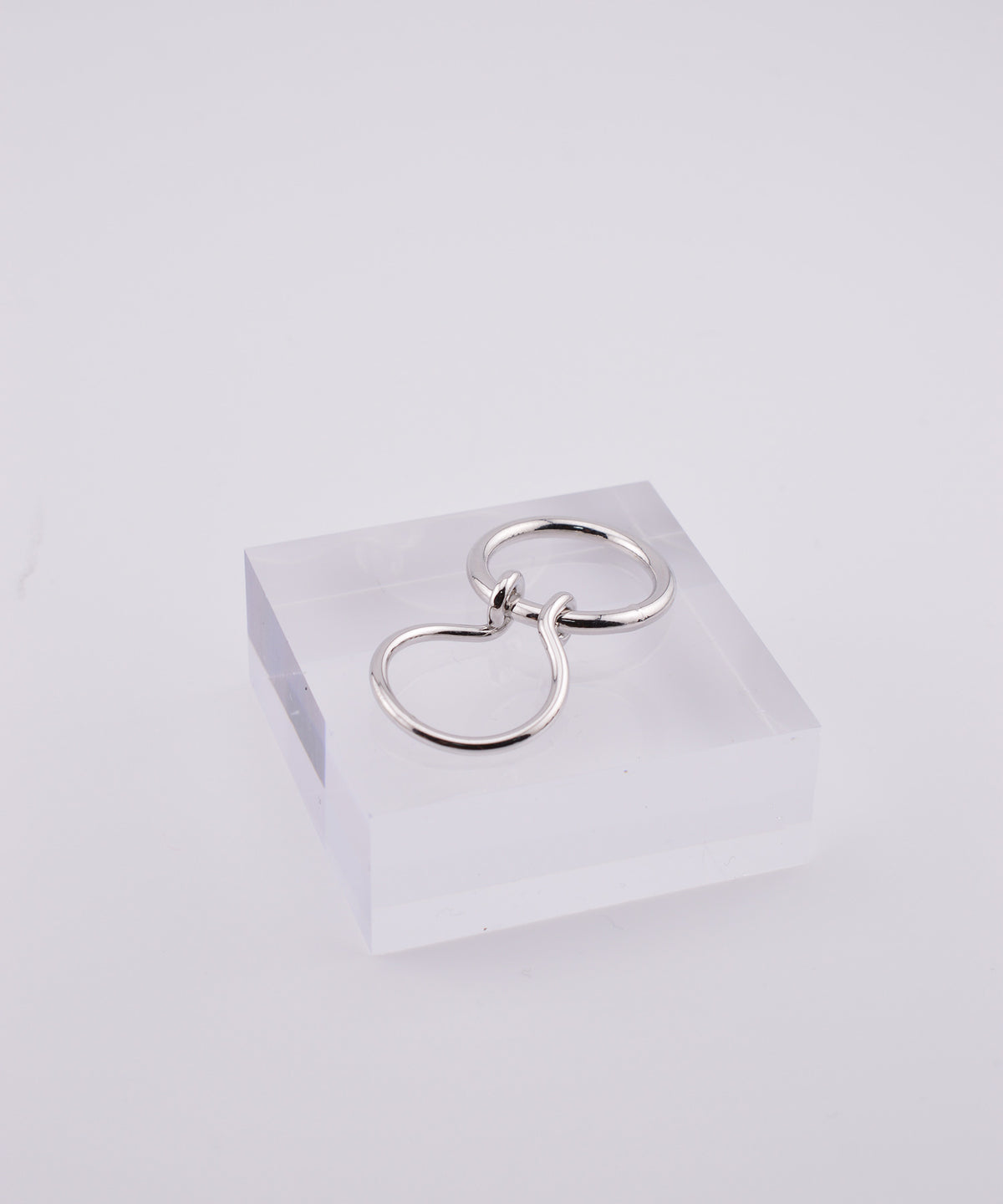 【earyear】Infinity Loop Double Finger Ring