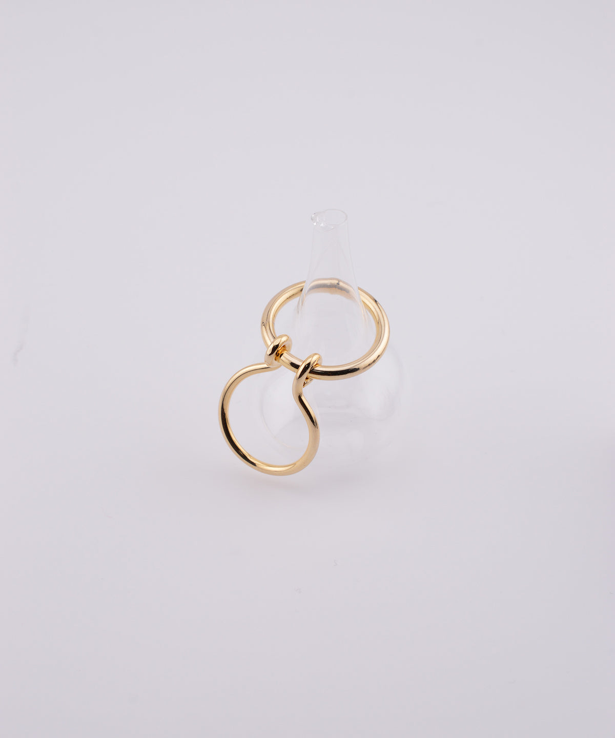 【earyear】Infinity Loop Double Finger Ring