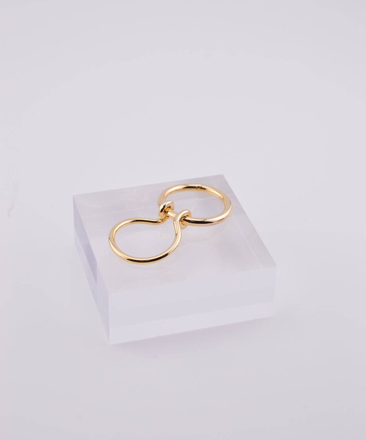 【earyear】Infinity Loop Double Finger Ring
