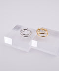 【earyear】Infinity Loop Double Finger Ring