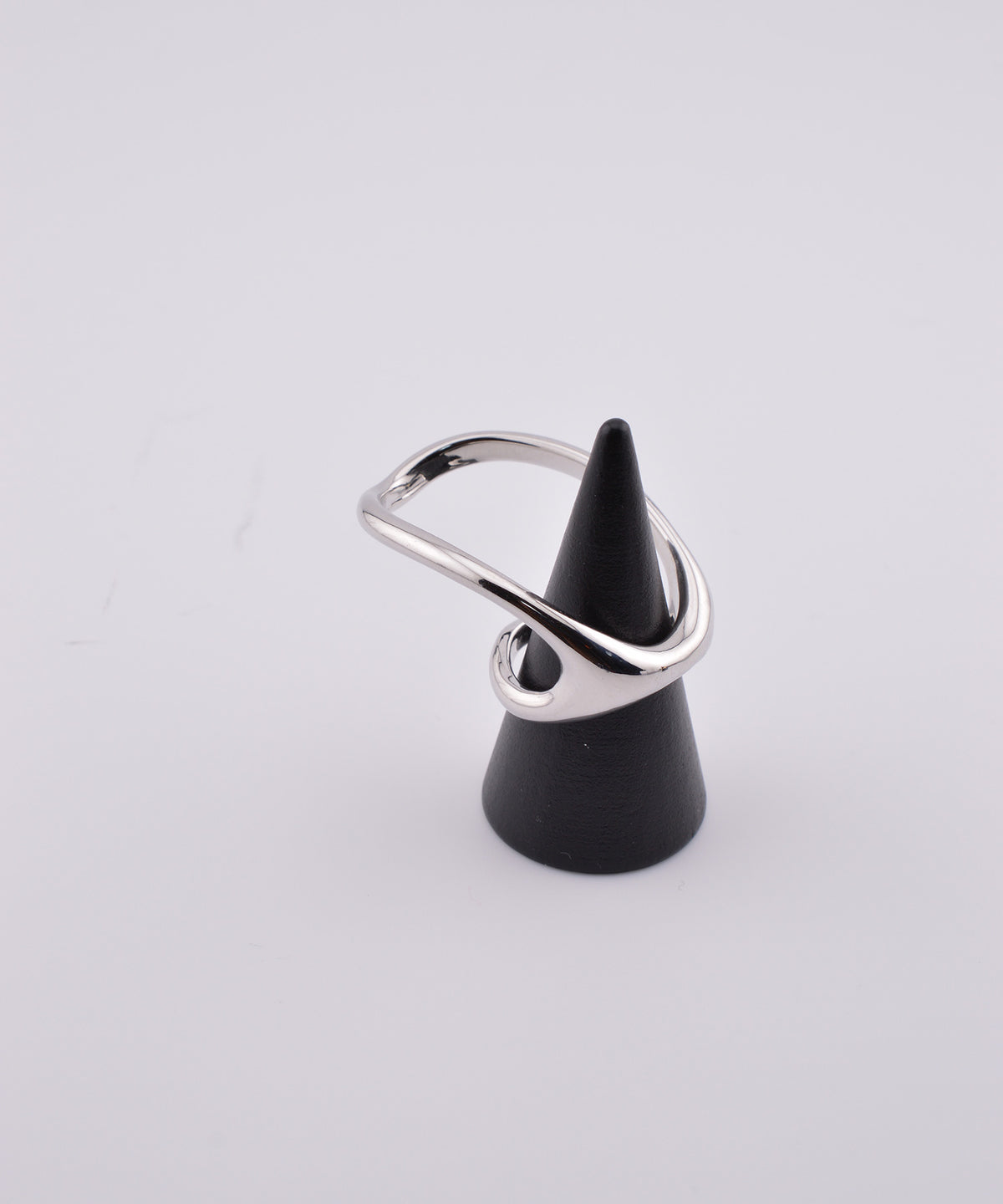 【earyear】Liquid Arc Double Finger Ring