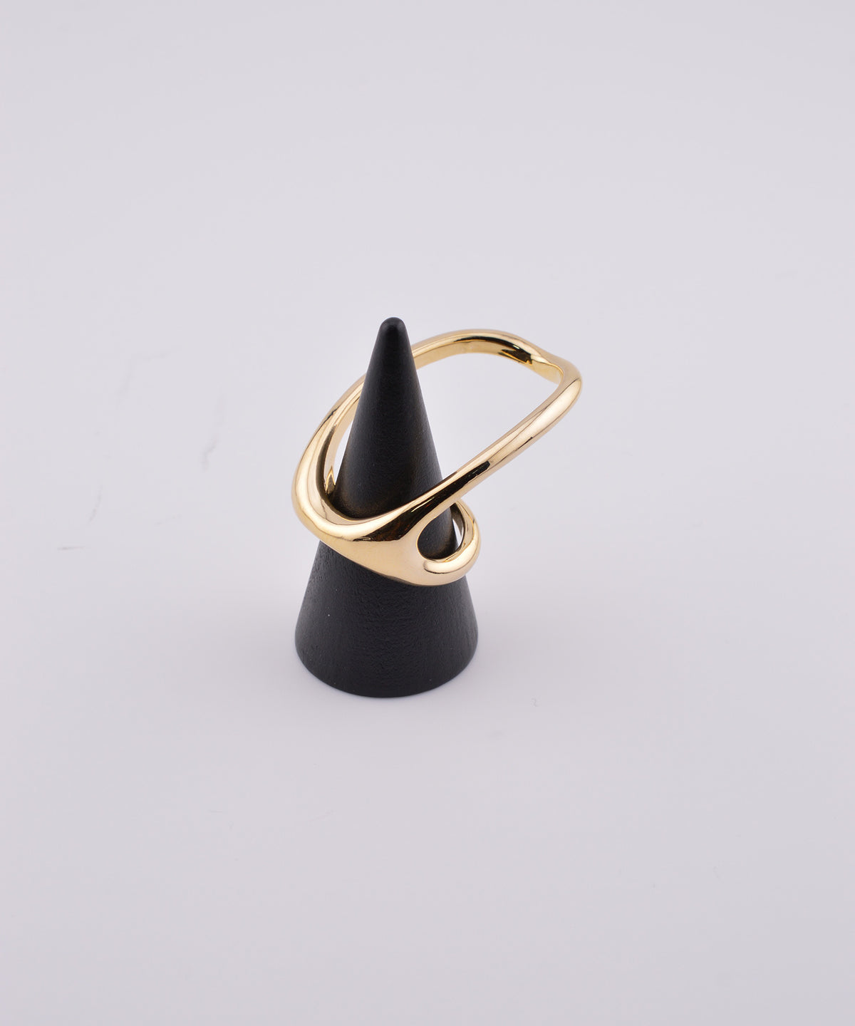 【earyear】Liquid Arc Double Finger Ring