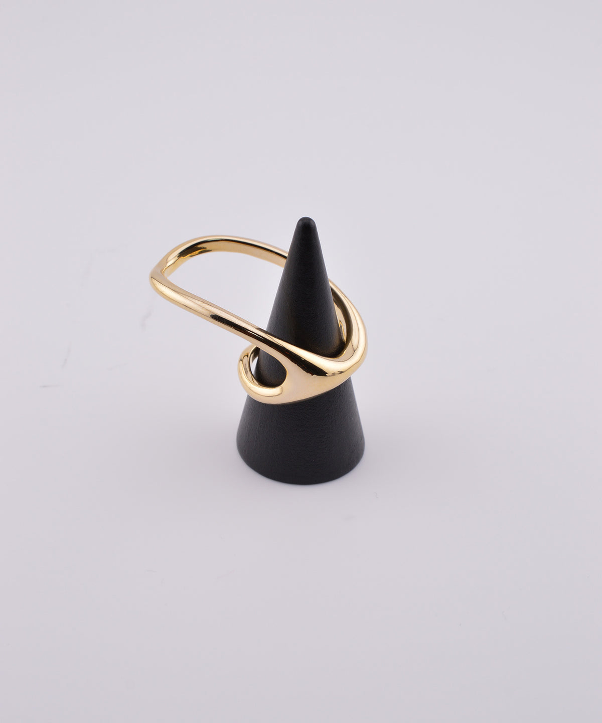 【earyear】Liquid Arc Double Finger Ring