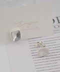 【earyear】Ancient Nuance Square design Earrings v1