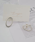 【earyear】Ancient Nuance Oval design Earrings v1