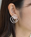 【earyear】Ancient Needle Flower design Earrings v2
