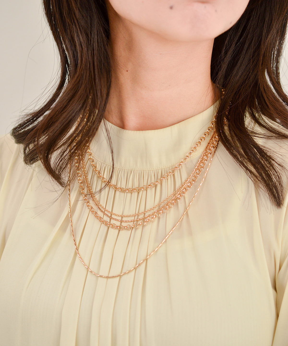 【earyear】Gleam Drape Bib Necklace