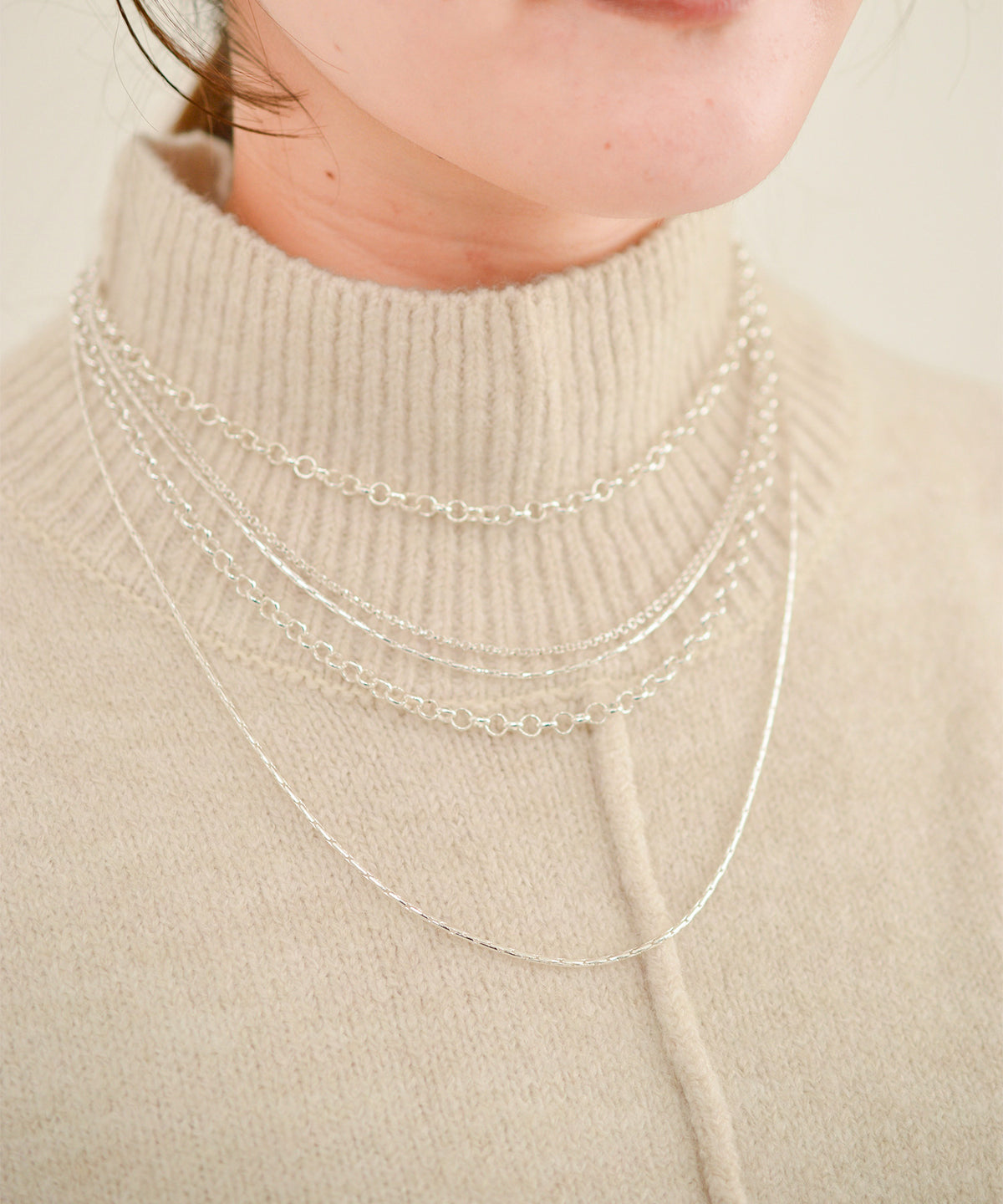 【earyear】Gleam Drape Bib Necklace