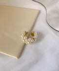 【earyear】Dense design Design Pearl Ear Cuff<片耳用>